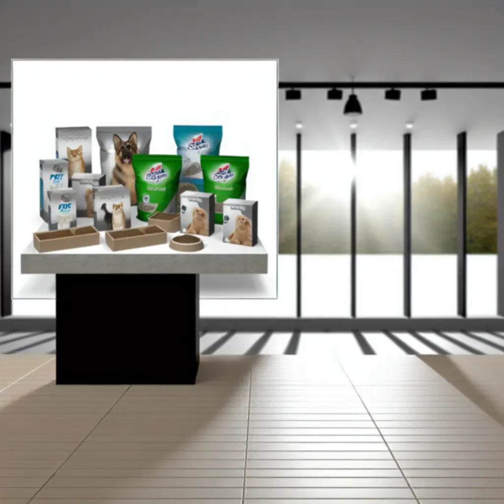 Prémium kisállat termék márkák letisztult csomagolással