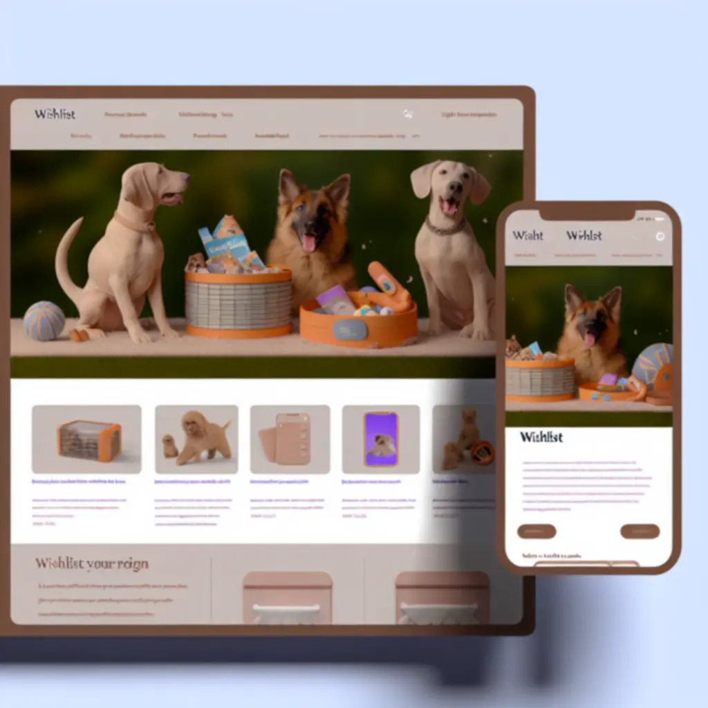 Kedvenc állatoknak szánt termékek válogatása kívánságlistán